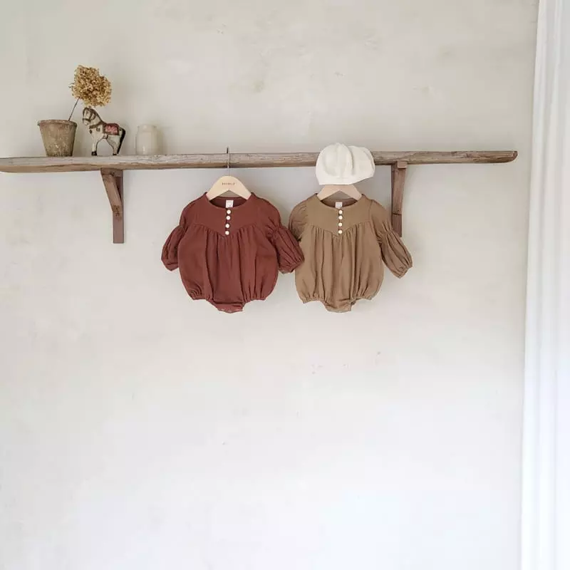 From J - Korean Baby Fashion - #babylifestyle - Bubble Bean Bodysuit - 6