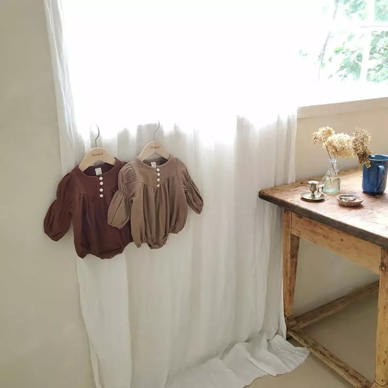 From J - Korean Baby Fashion - #babyoninstagram - Bubble Bean Bodysuit - 7