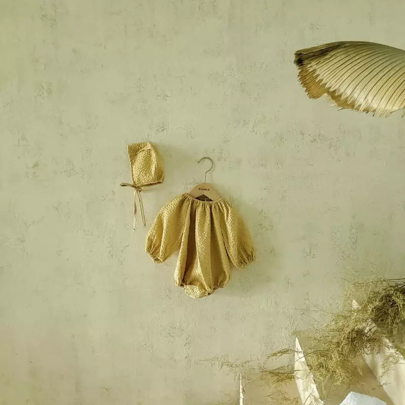 From J - Korean Baby Fashion - #babyoninstagram - Embo Balloon Bodysuit - 6