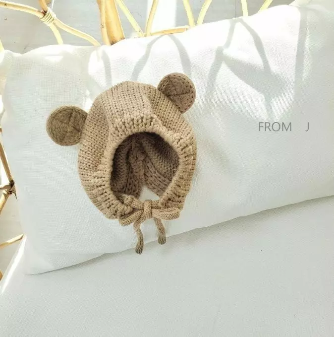 From J - Korean Baby Fashion - #babyoninstagram - Babay Knit Mickey Bonnet - 7