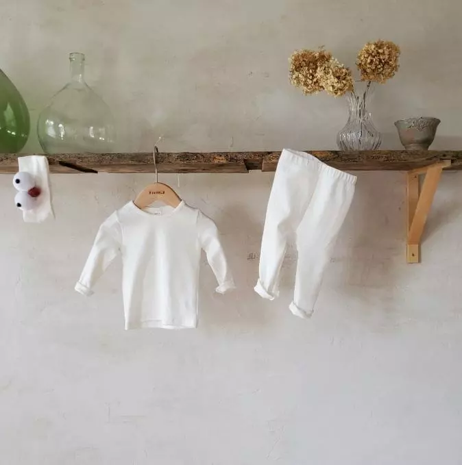 From J - Korean Baby Fashion - #babylifestyle - Bebe Basic Leggings - 4