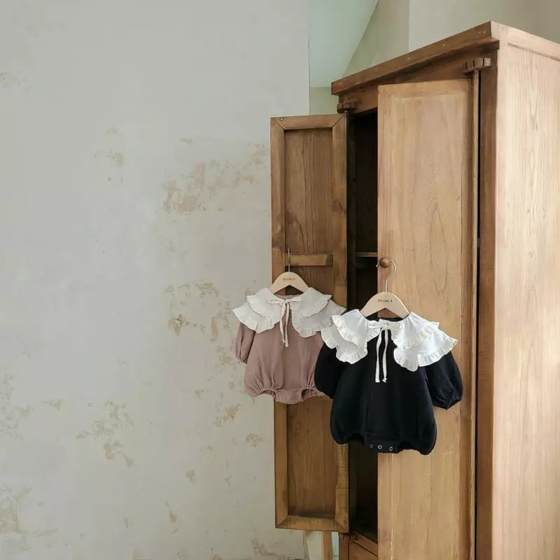 From J - Korean Baby Fashion - #babyoninstagram - Twice Frill Bodysuit - 4