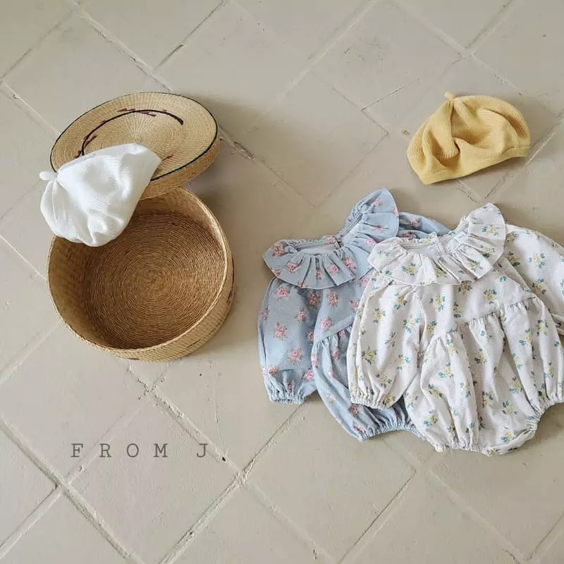 From J - Korean Baby Fashion - #babyootd - Vely Frill bOdysuit - 3