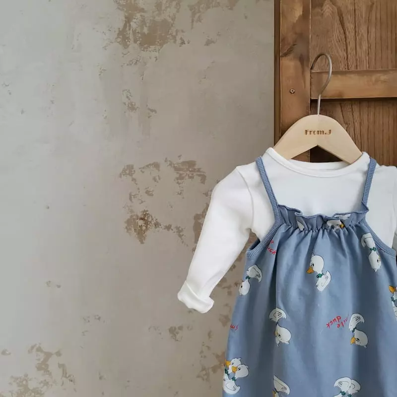From J - Korean Baby Fashion - #babyoutfit - Donald Balloon Bodysuit - 12