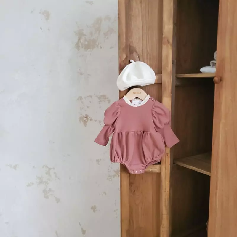 From J - Korean Baby Fashion - #babyoutfit - Lace Waffle Bodysuit - 7