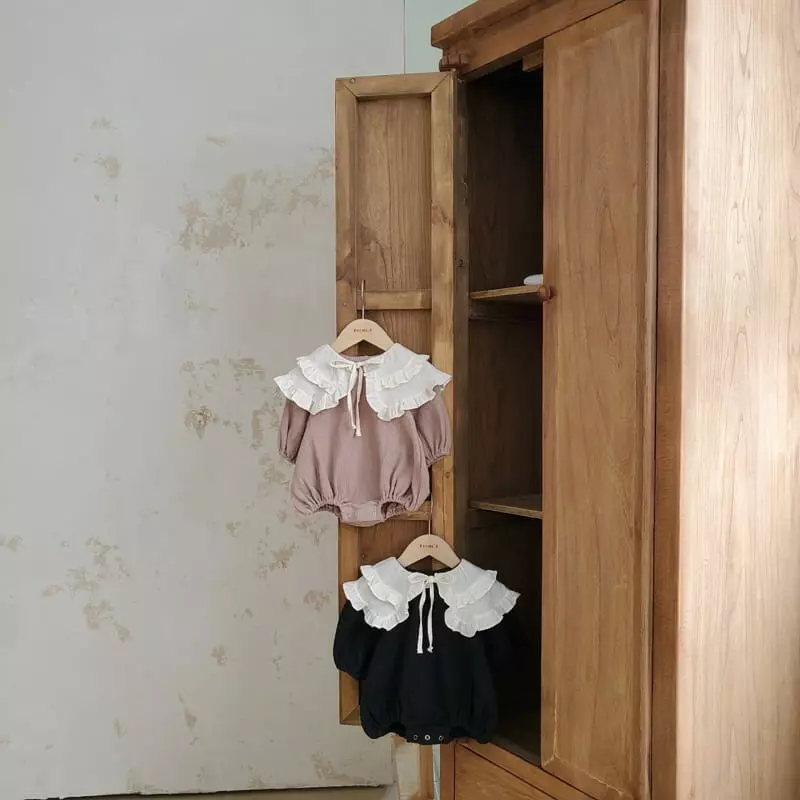 From J - Korean Baby Fashion - #babyoutfit - Twice Frill Bodysuit - 5