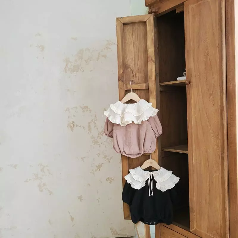 From J - Korean Baby Fashion - #babyoutfit - Twice Frill Bodysuit - 6
