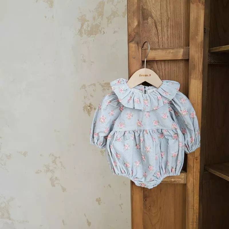 From J - Korean Baby Fashion - #babyoutfit - Vely Frill bOdysuit - 5