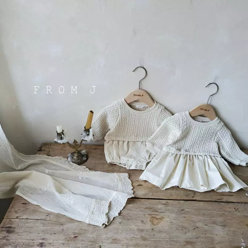From J - Korean Baby Fashion - #babyoutfit - Twist Bodysuit - 5