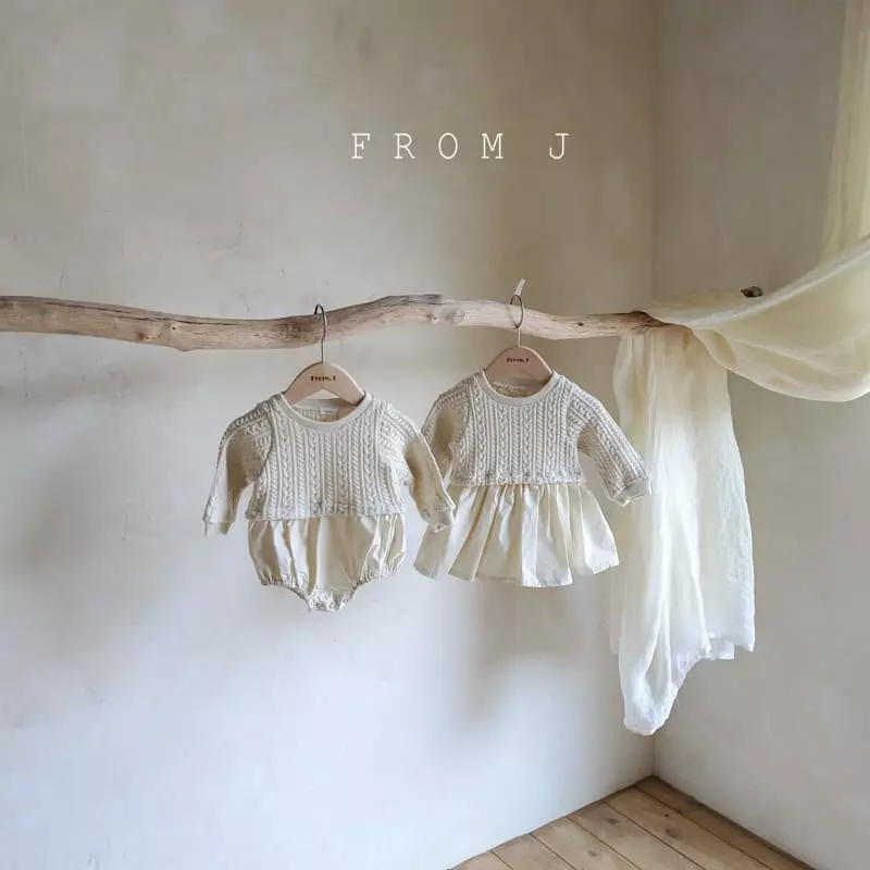 From J - Korean Baby Fashion - #babyoutfit - Twist Bodysuit - 6