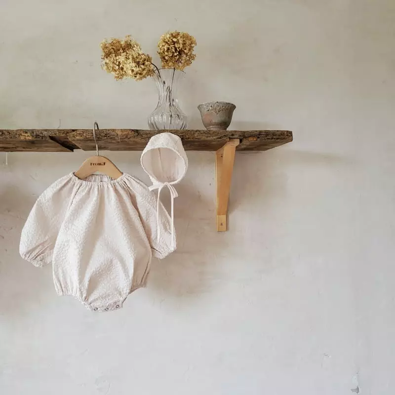 From J - Korean Baby Fashion - #babywear - Embo Balloon Bodysuit - 10