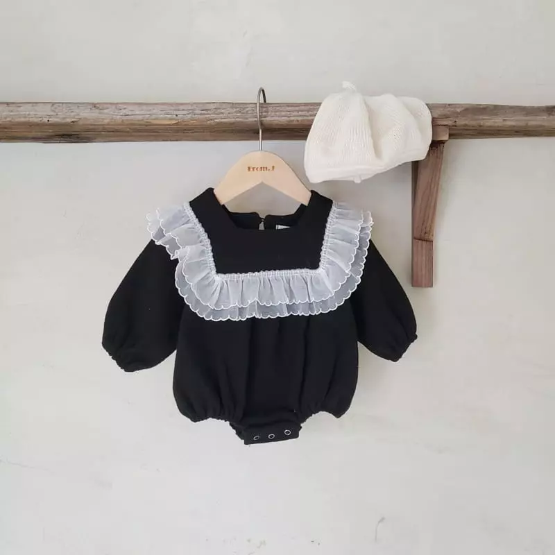 From J - Korean Baby Fashion - #babywear - Ami Frill bOdysuit - 5