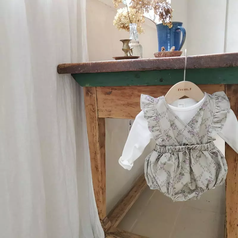 From J - Korean Baby Fashion - #onlinebabyboutique - Bbang Dungarees Bodysuit - 9