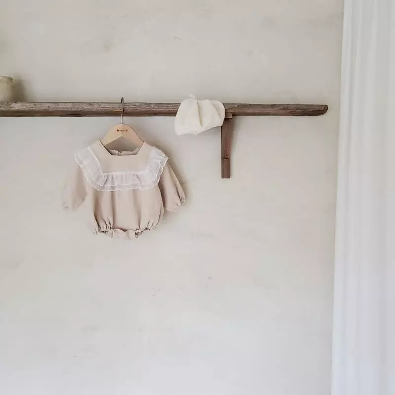 From J - Korean Baby Fashion - #onlinebabyboutique - Ami Frill bOdysuit - 6