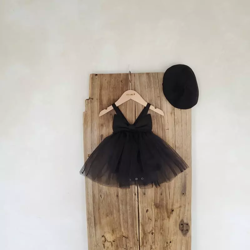 From J - Korean Baby Fashion - #onlinebabyboutique - Ribbon Sha Bodysuit - 6