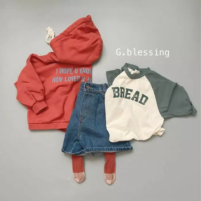 G Blessing - Korean Children Fashion - #Kfashion4kids - Bread Raglan Tee - 8