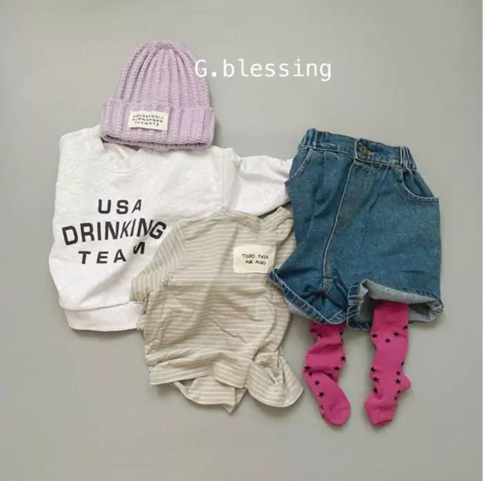 G Blessing - Korean Children Fashion - #childofig - USA Sweathirt - 6