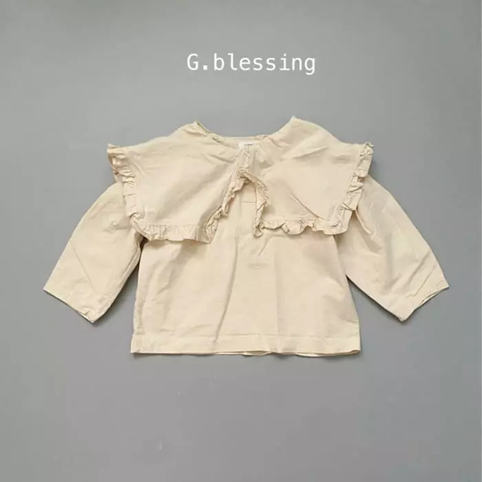 G Blessing - Korean Children Fashion - #childofig - Sailor Turtleneck Blouse - 5
