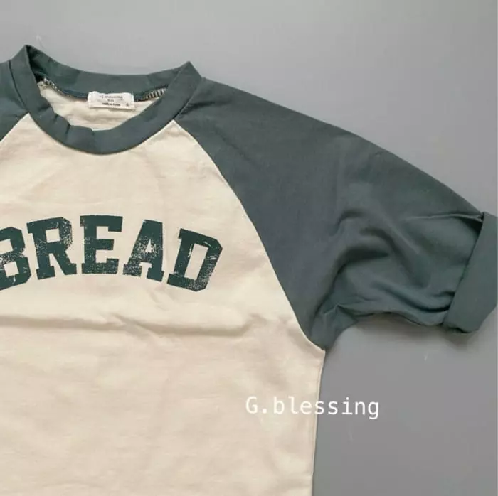 G Blessing - Korean Children Fashion - #designkidswear - Bread Raglan Tee - 6