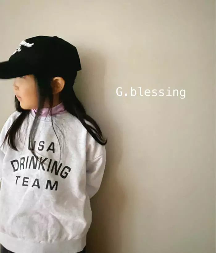 G Blessing - Korean Children Fashion - #designkidswear - USA Sweatshirt with Mom - 4