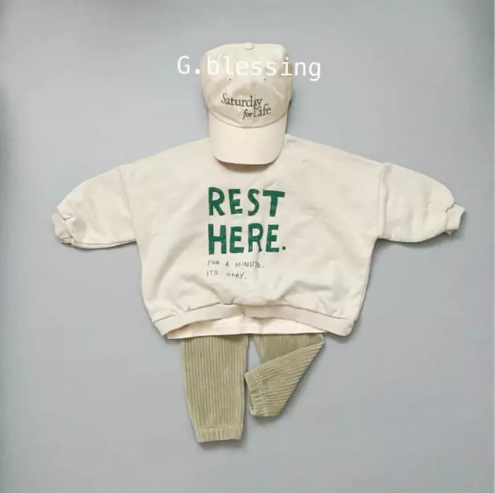 G Blessing - Korean Children Fashion - #kidsshorts - Rest Sweatshirt - 11