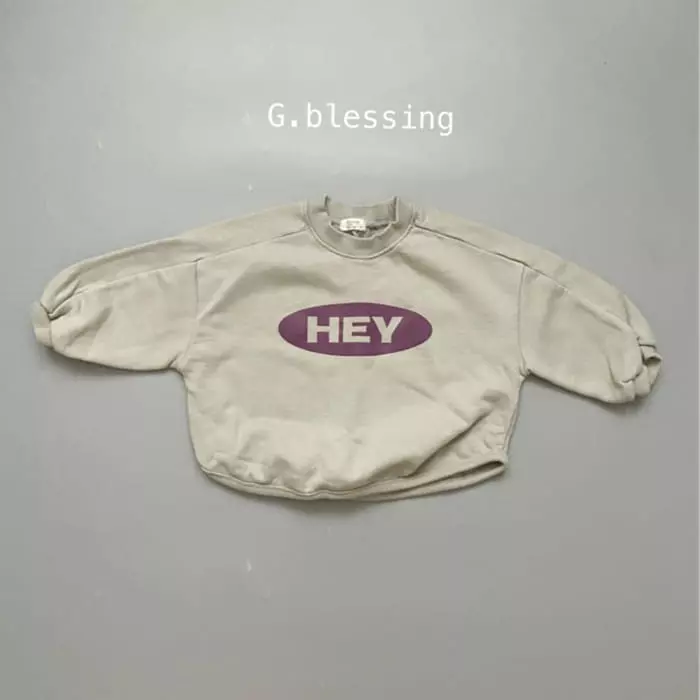 G Blessing - Korean Children Fashion - #kidsshorts - Hey Sweatshirt