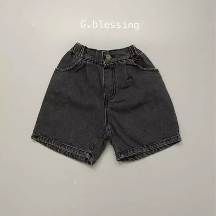 G Blessing - Korean Children Fashion - #kidsshorts - Denim Pants - 3