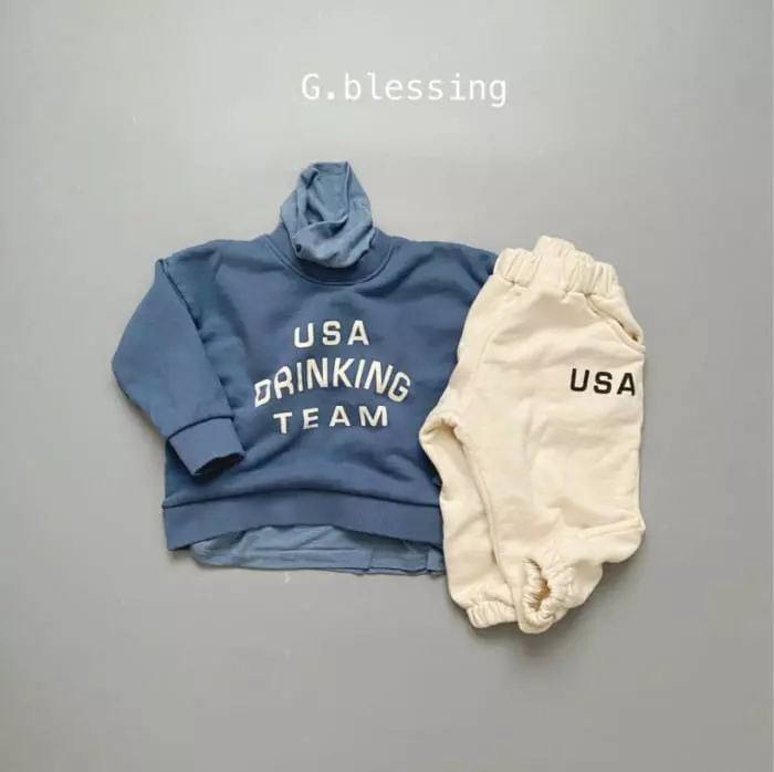 G Blessing - Korean Children Fashion - #kidsstore - USA Pants - 9