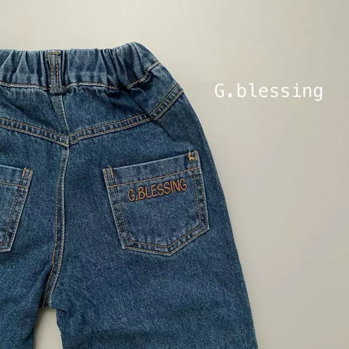 G Blessing - Korean Children Fashion - #kidsstore - Embroidery Pants - 3