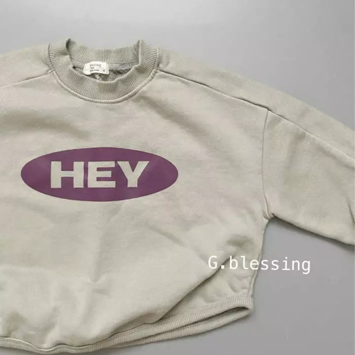 G Blessing - Korean Children Fashion - #kidsstore - Hey Sweatshirt - 2