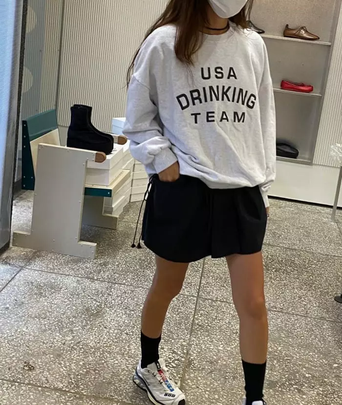 G Blessing - Korean Children Fashion - #kidsstore - USA Sweatshirt with Mom - 7