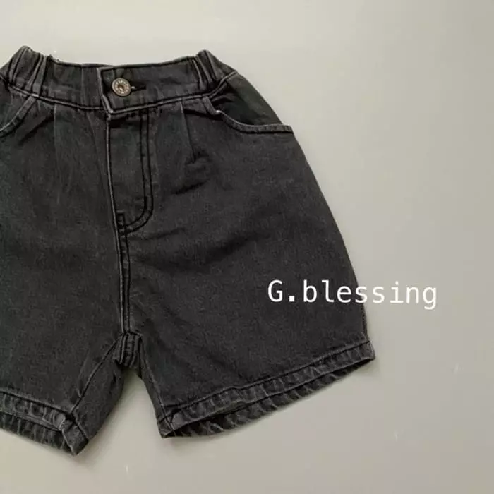 G Blessing - Korean Children Fashion - #kidsshorts - Denim Pants - 4
