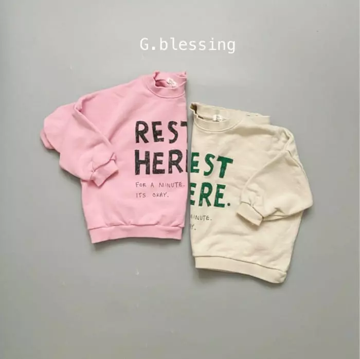 G Blessing - Korean Children Fashion - #littlefashionista - Rest Sweatshirt