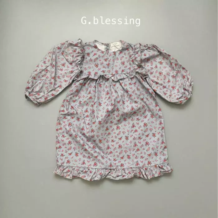 G Blessing - Korean Children Fashion - #littlefashionista - Small Flower One-piece
