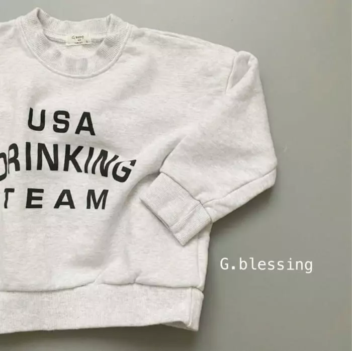 G Blessing - Korean Children Fashion - #magicofchildhood - USA Sweathirt - 3
