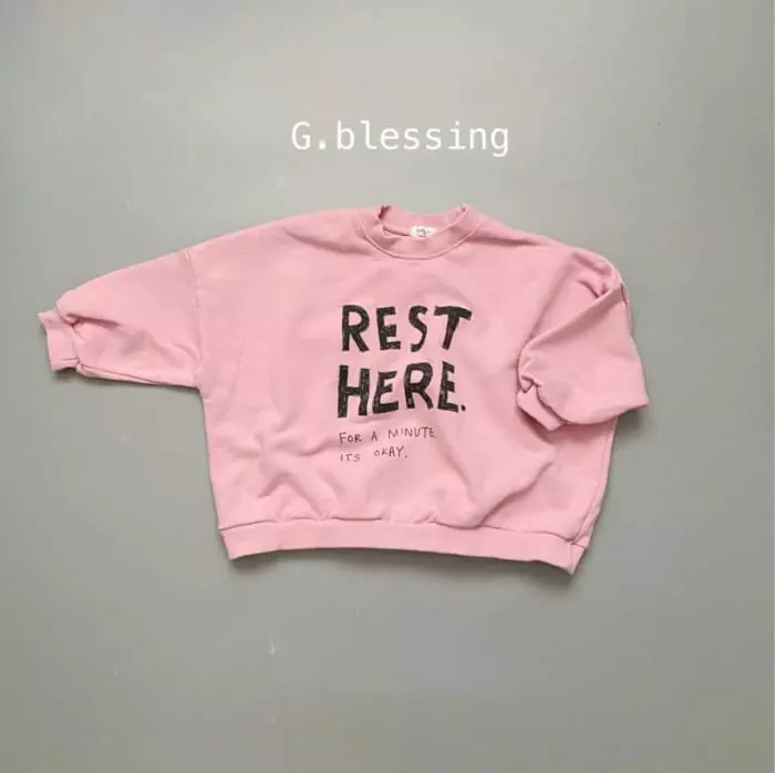 G Blessing - Korean Children Fashion - #magicofchildhood - Rest Sweatshirt - 2
