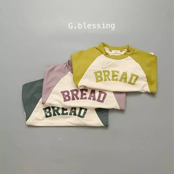 G Blessing - Korean Children Fashion - #magicofchildhood - Bread Raglan Tee - 10