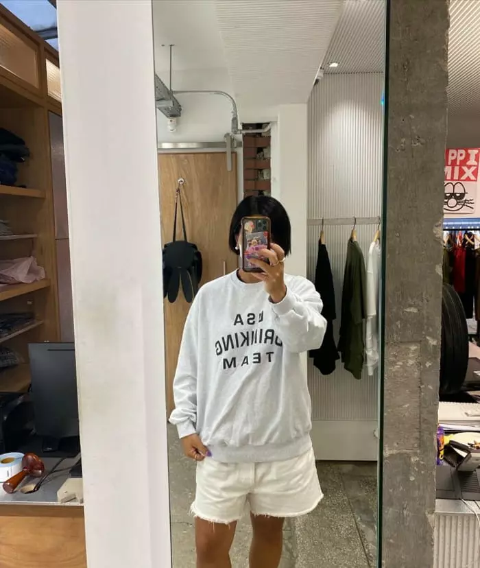 G Blessing - Korean Children Fashion - #minifashionista - USA Sweatshirt with Mom - 12