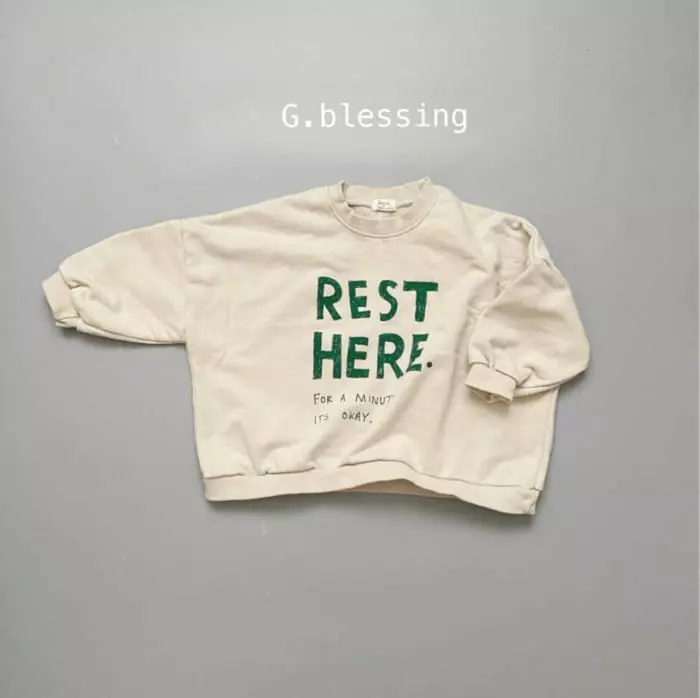G Blessing - Korean Children Fashion - #minifashionista - Rest Sweatshirt - 4