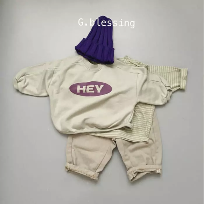 G Blessing - Korean Children Fashion - #prettylittlegirls - Hey Sweatshirt - 8