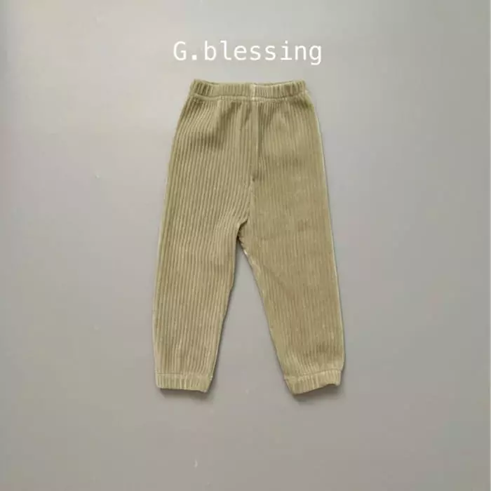 G Blessing - Korean Children Fashion - #todddlerfashion - Veloure Pants - 3