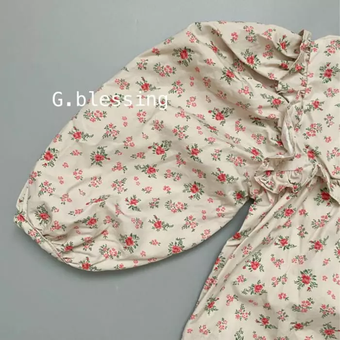 G Blessing - Korean Children Fashion - #toddlerclothing - Small Flower One-piece - 6