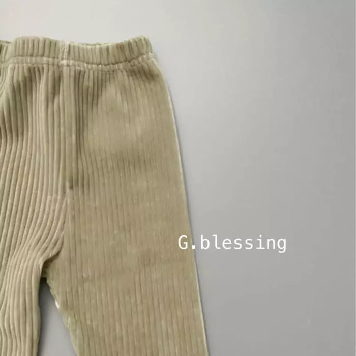 G Blessing - Korean Children Fashion - #todddlerfashion - Veloure Pants - 4