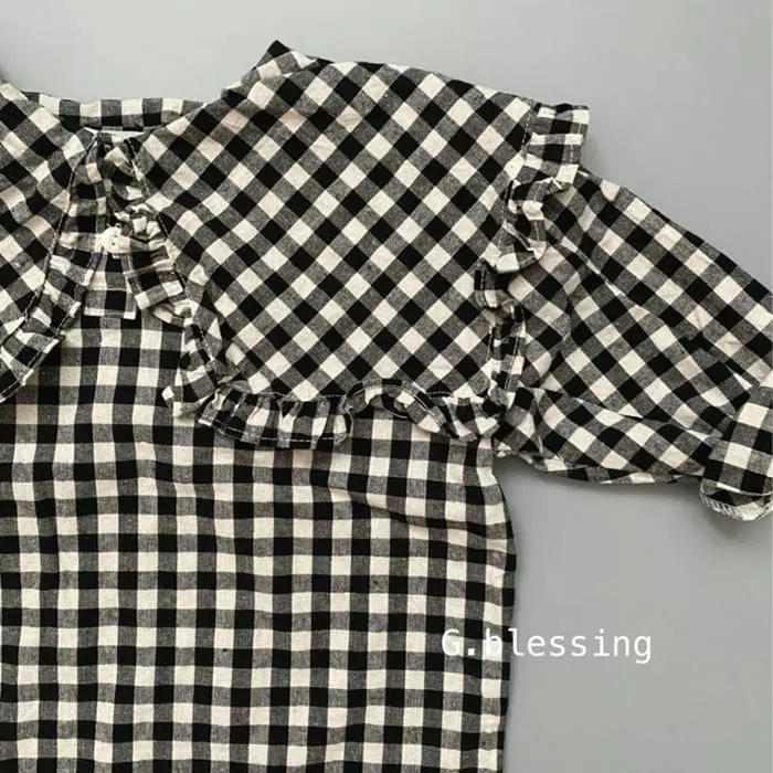 G Blessing - Korean Children Fashion - #toddlerclothing - Sailor Turtleneck Blouse - 3