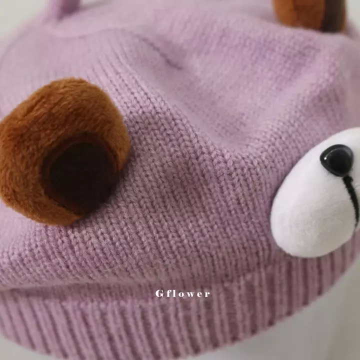 G Flower - Korean Children Fashion - #Kfashion4kids - Bear Beret Hat - 6
