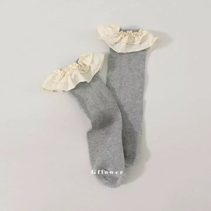 G Flower - Korean Children Fashion - #childofig - New Lace Socks  - 3