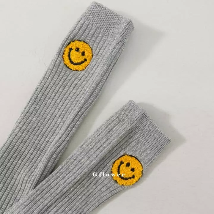 G Flower - Korean Children Fashion - #designkidswear - Smile Knee Socks - 6