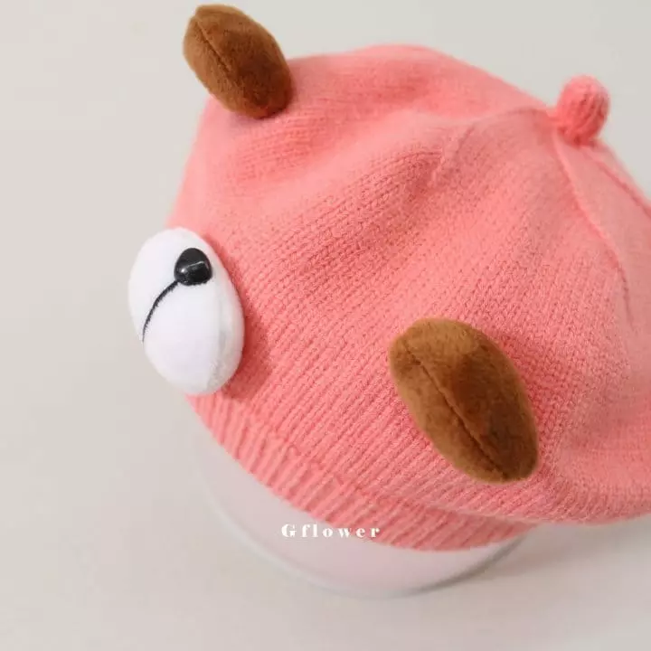 G Flower - Korean Children Fashion - #discoveringself - Bear Beret Hat