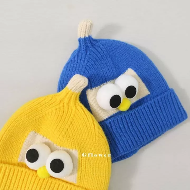 G Flower - Korean Children Fashion - #fashionkids - Cute Big Eyes Beanie