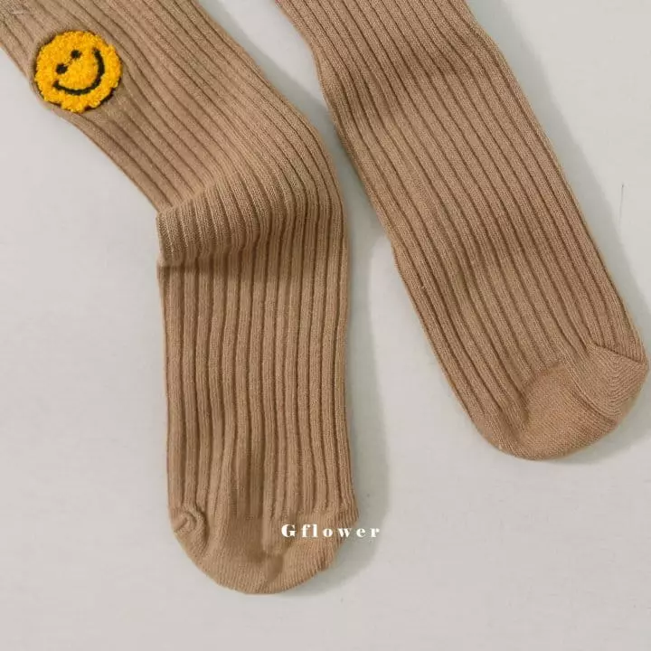 G Flower - Korean Children Fashion - #kidsshorts - Smile Knee Socks - 9